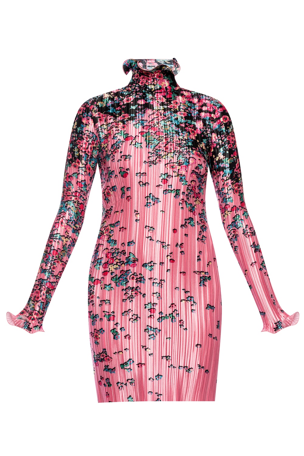 Givenchy Pleated dress with floral print | Women's Clothing | Vitkac
